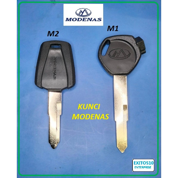 Kunci MODENAS /MODENAS MOTORCYCLE KEY BLANK