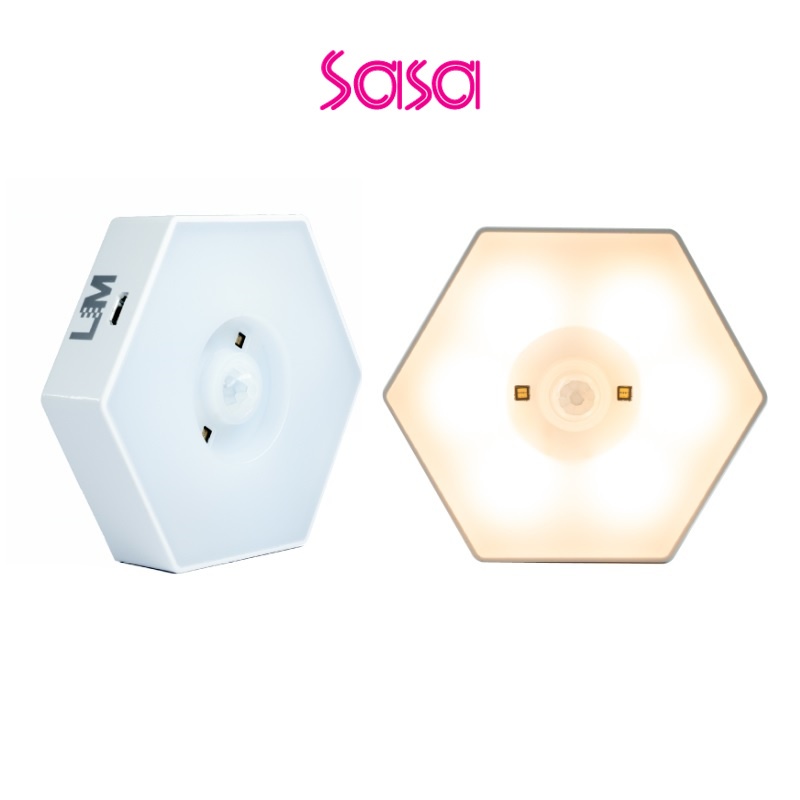 Life in Motion Handheld UV-C LED Light Sanitizer (White / Oak Wood)