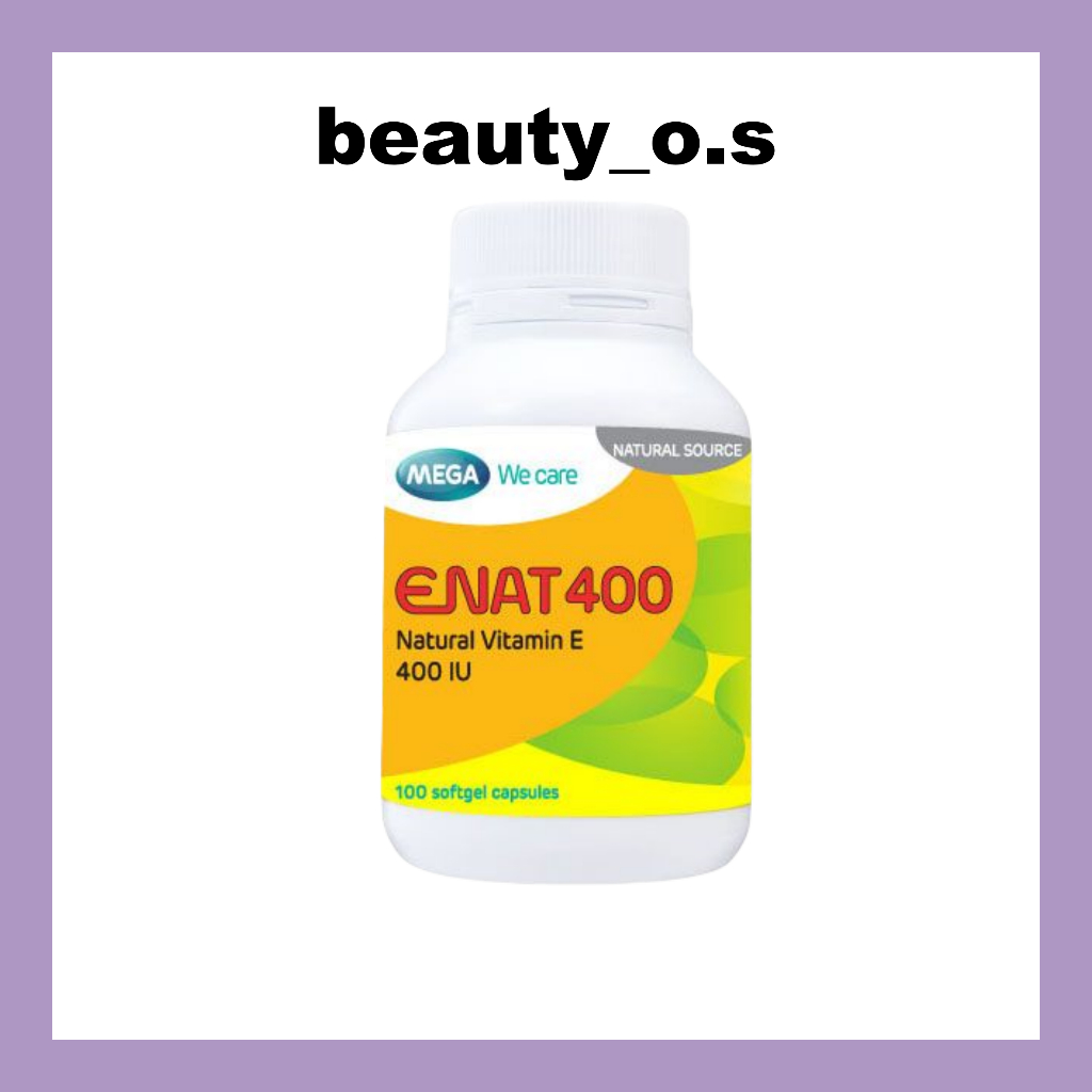 Mega ENAT 400 NATURAL VITAMIN E 400IU 100S