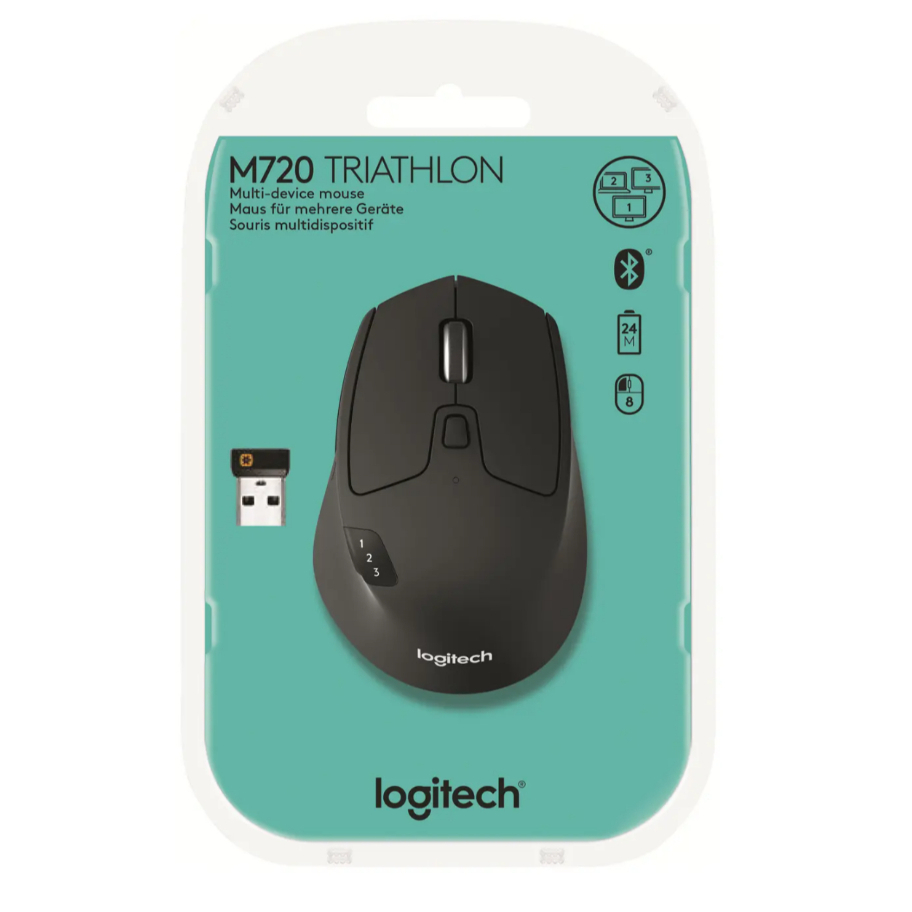 เมาส์ไร้สายหลายอุปกรณ์ Logitech M720 TRIATHLON พร้อมการเลื่อนที่รวดเร็ว