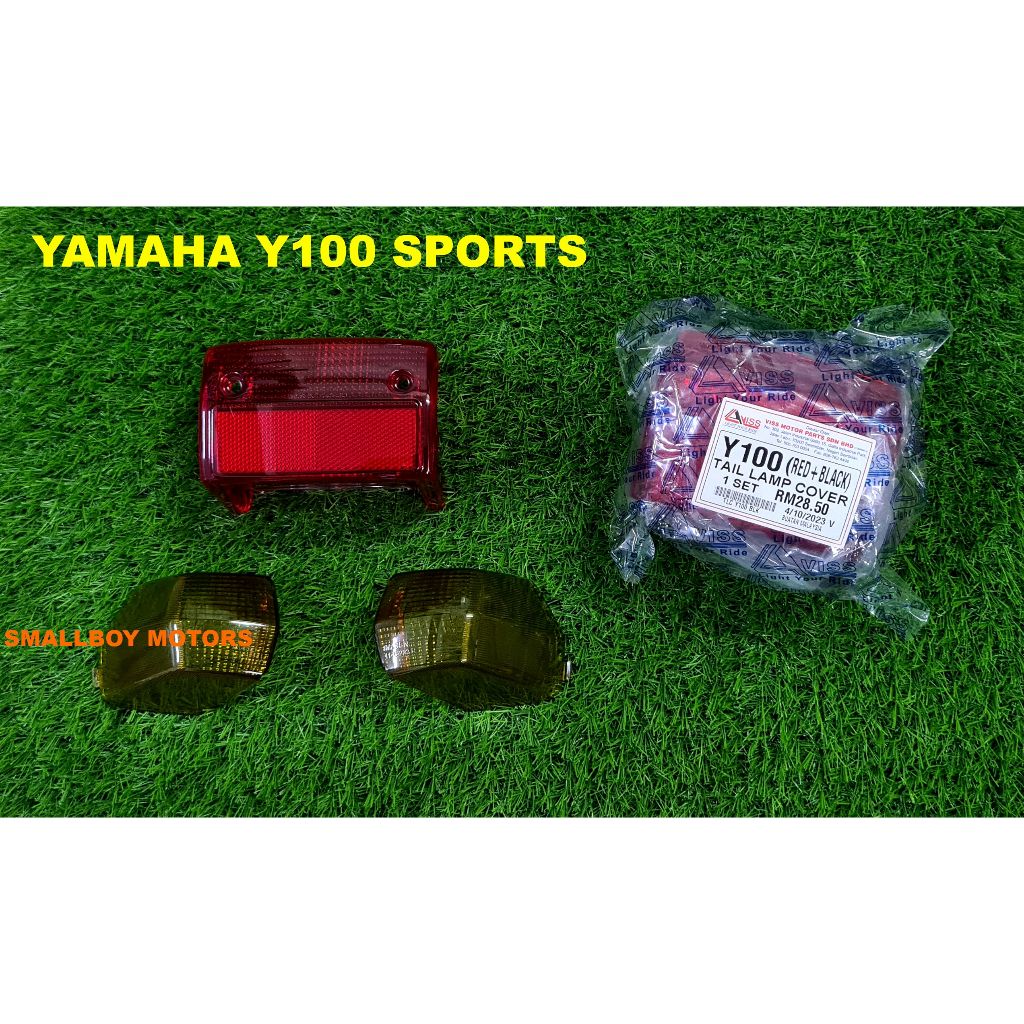YAMAHA Y100 SPORTS REAR TAILLIGHT TAILLAMP ปกสีส้ม PENUTUP LAMPU BELAKANG TAIL LIGHT LAMP ชุด Y100SP