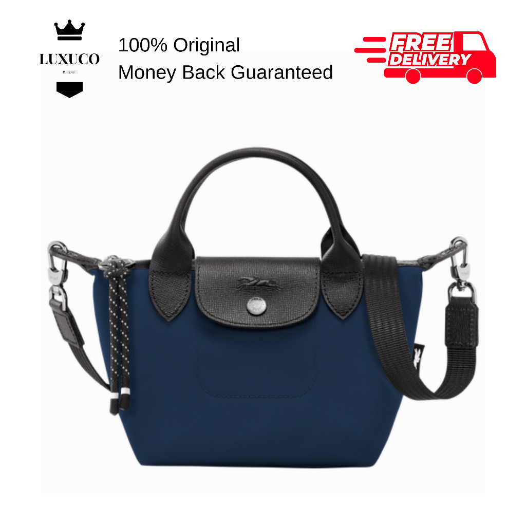[Luxuco ] Preorder Longchamp Le Pliage Energy Top Handle Bag XS Mini Handbag Navy Blue