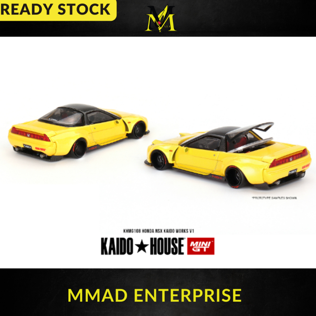 [KAIDO HOUSE]	[KAIDO HOUSE]	D06	MINI GT X KAIDO Honda NSX Kaido WORKS V1- yellow	KHMG108
