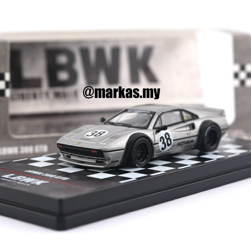 INNO MODELS INNO64 1/64 LBWK LIBERTY WALK 308 GTB GREY