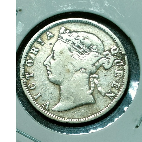 Straits Settlement Queen Victoria 20 Cent 1899