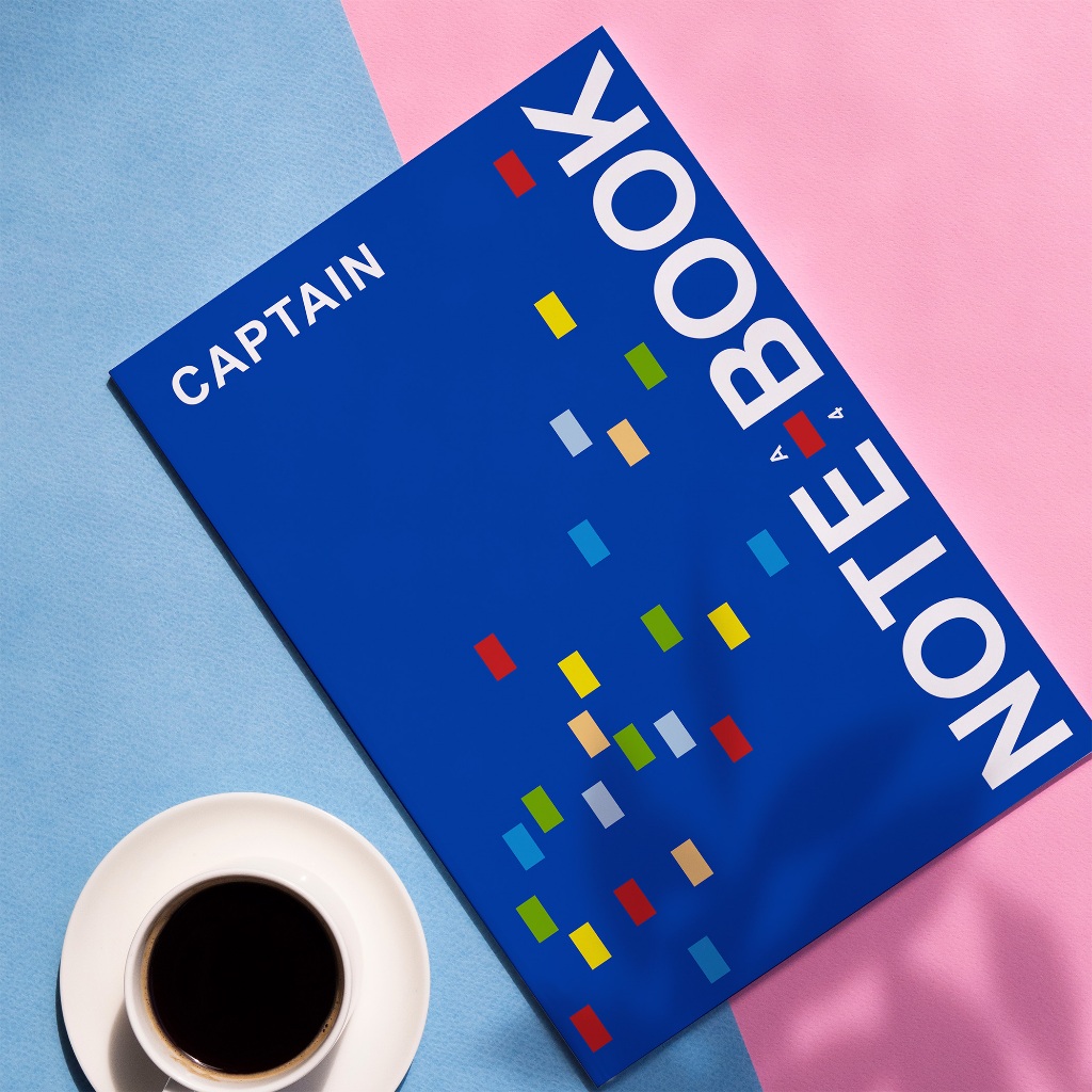 Captain Note Book A4 (80pgs) /A4 Buku Nota /A4 Note Book /หนังสือศตวรรษ /A4 Ruled Line Note Book