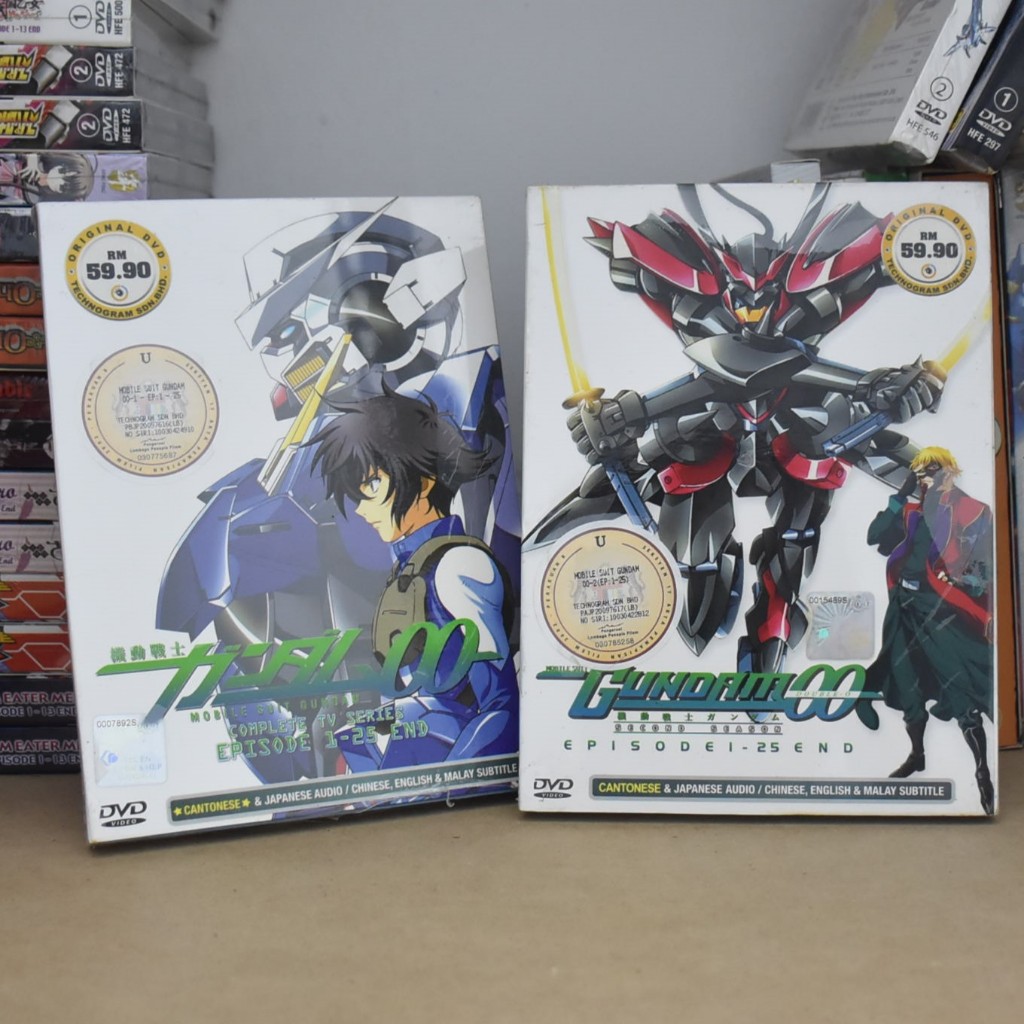 Mobile Suit Gundam 00 Complete TV Series 1-50 End JPN Anime DVD ได้รับอนุญาต Duo Dub