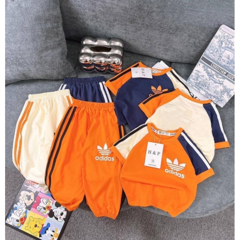 (3/4Y-10Y) ชุด 2 ชิ้น Jalan Adidas พร้อมกางเกงขายาว