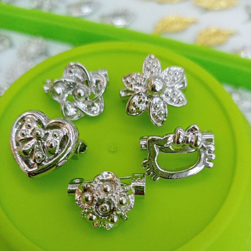 Baby barooch pewter(6 ชิ้น)
