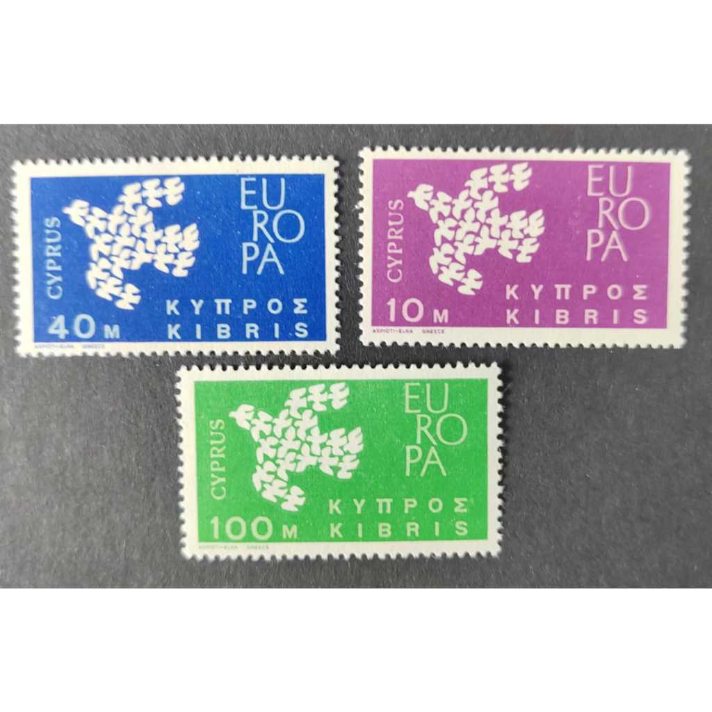 CYPRUS, 1962 EUROPA แสตมป์, MINT, COMPLETE SET