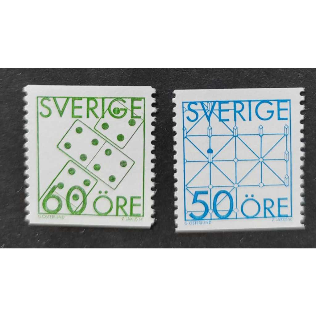 SVERIGE, สวีเดน, 1985 เกม , MINT, LOOSE STAMP, 2 STAMP เท่านั้น!