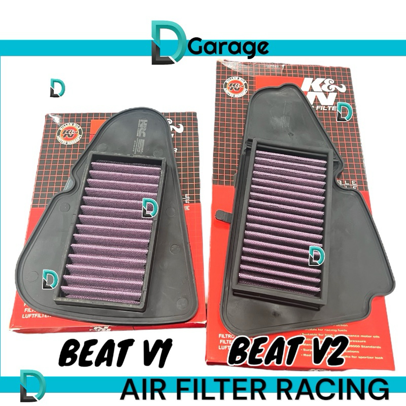 HONDA BEATFI BEAT FI V1 V2 BEATV2 FUEL INJECTION RACING กรองอากาศ AIR CLEANER RACING K&N
