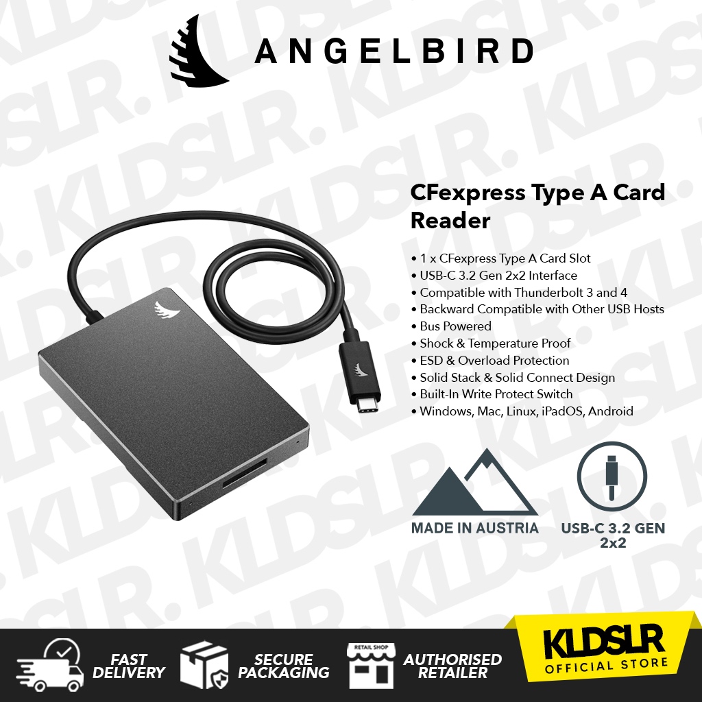 Angelbird CFexpress เครื่องอ่านการ์ด Type A - CXA32PK