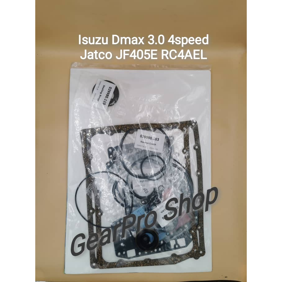 ISUZU DMAX 3.0 4SPEED JR405E RC4AEL AUTO TRANSMISSION GEARBOX OVERHAUL REPAIR KIT