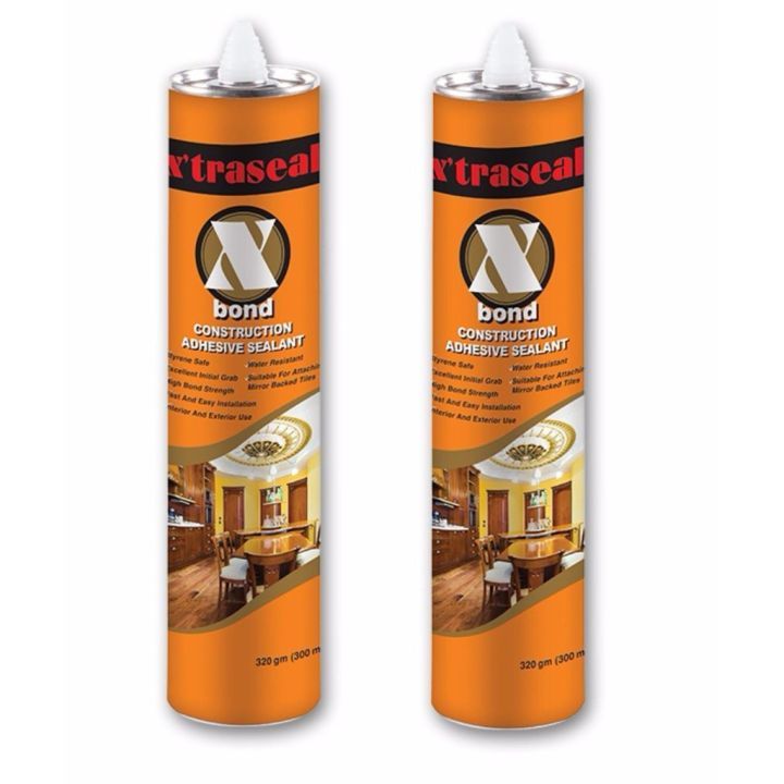 VMSHOPP- XTRASEAL XBOND CONSTRUCTION ADHENSIVE SEALANT 320GM