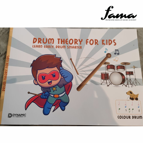 [FAMA]Drum Theory For Kids - Learn early, Drum smarter Drum Book for Beginner Young Kid By Dynamic