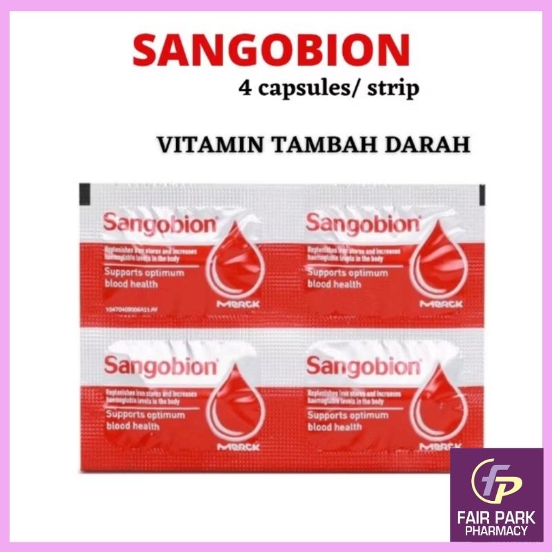 Fppharmacy Sangobion Complete Iron อาหารเสริมแคปซูล 1 แถบ (4 แคปซูล) ประสบการณ์ วันที่:04/2026