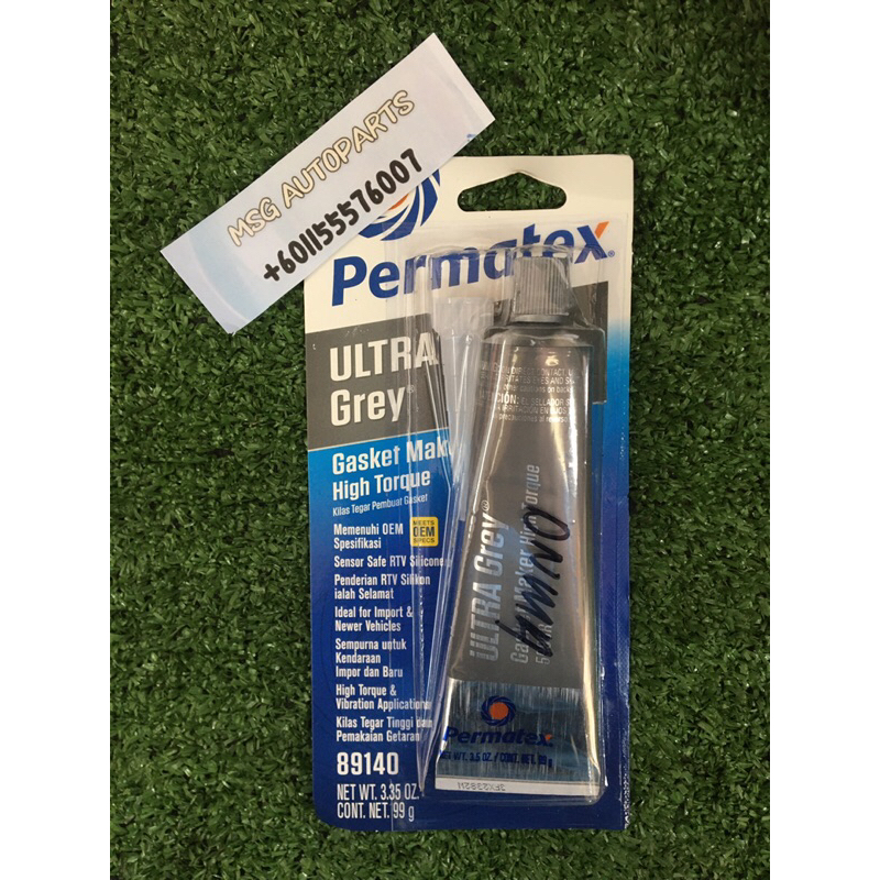 PERMATEX ULTRA GREY GASKET MAKER HIGH TORQUE/GUM GASKET 99g