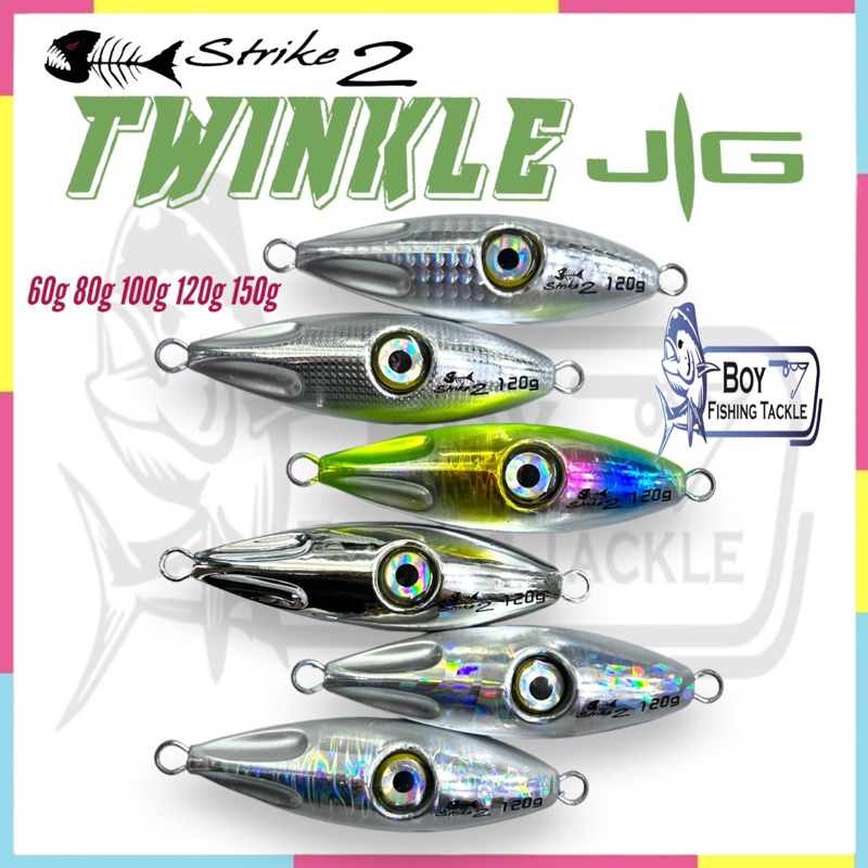 Strike 2 TWINKLE METAL FISHING JIG (STMJ103) JIGGING LURE METAL LURE