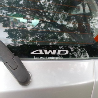 สติกเกอร์ติดรถยนต์ 4wd