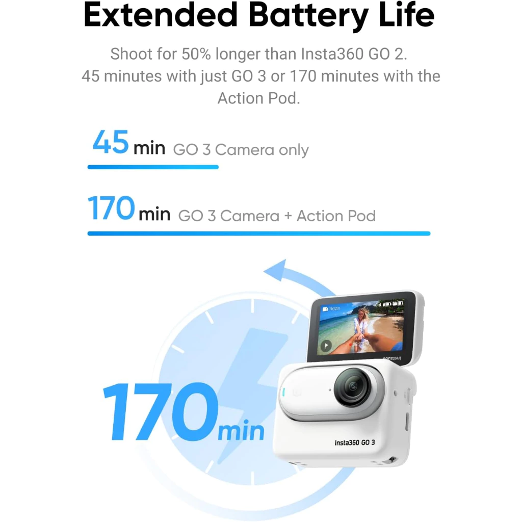 Insta360 GO 3 2.7K และ GO 3S 4K กล้องแอคชั่นกันน้ำ IPX8 thumbnail 9
