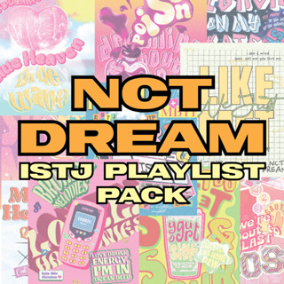 สติกเกอร์แพ็กเกอร์ NCT DREAM ISTJ PLAYLIST