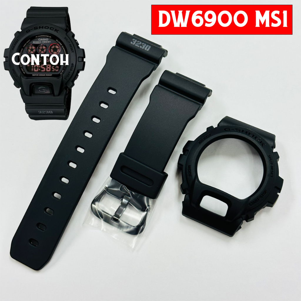 BNB DW6900 MS1 มีหัวเข็มขัดสีดํา
