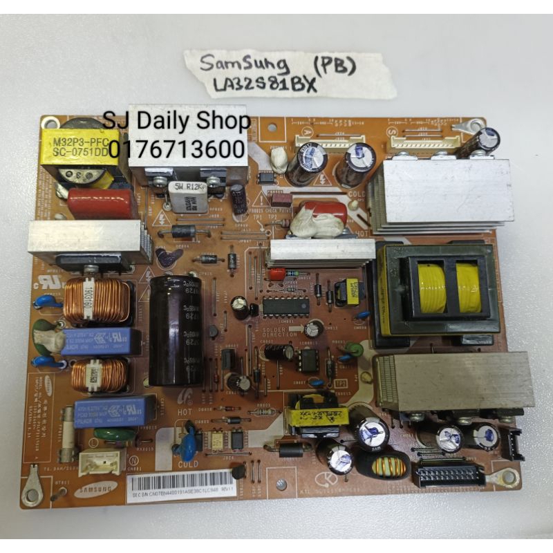 บอร์ดไฟ Samsung LA32S81B: BN44-00191A
