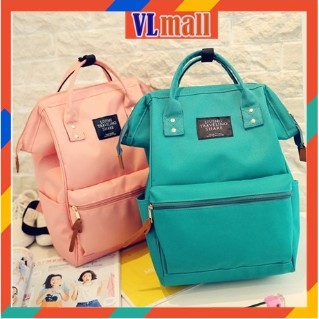 VLMall Japan Large Student School Backpack Beg Sekolah Backpacks BagPack Back Pack Canvas Bag Peremp