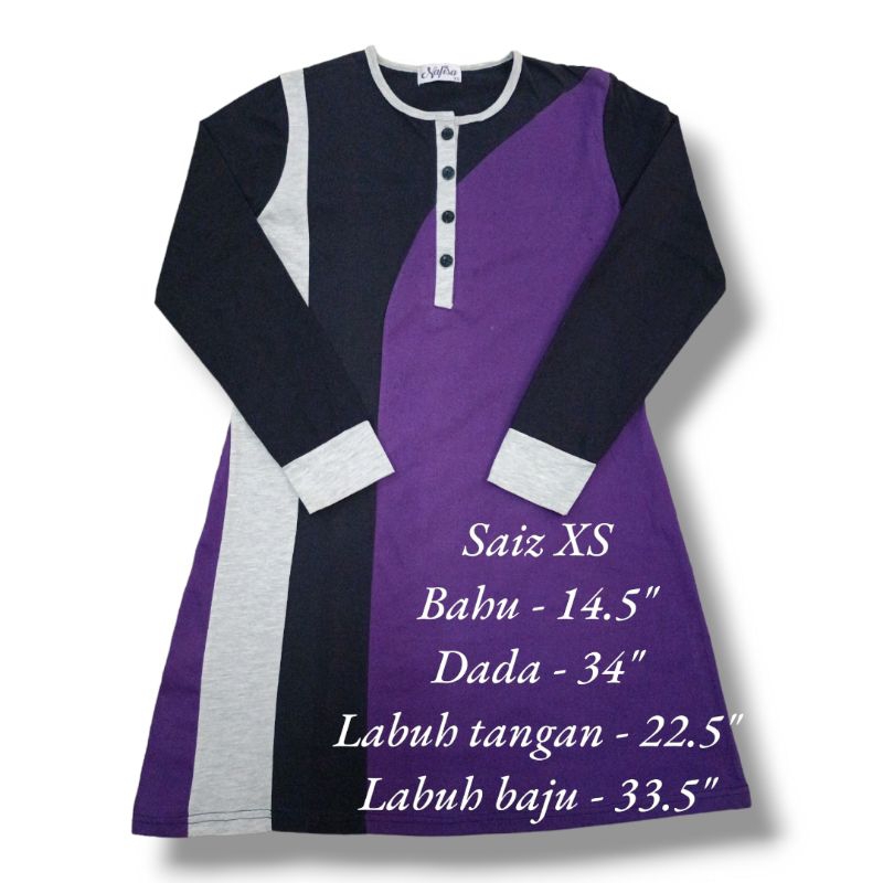 (XS) เสื้อยืด Muslimah DEFECT