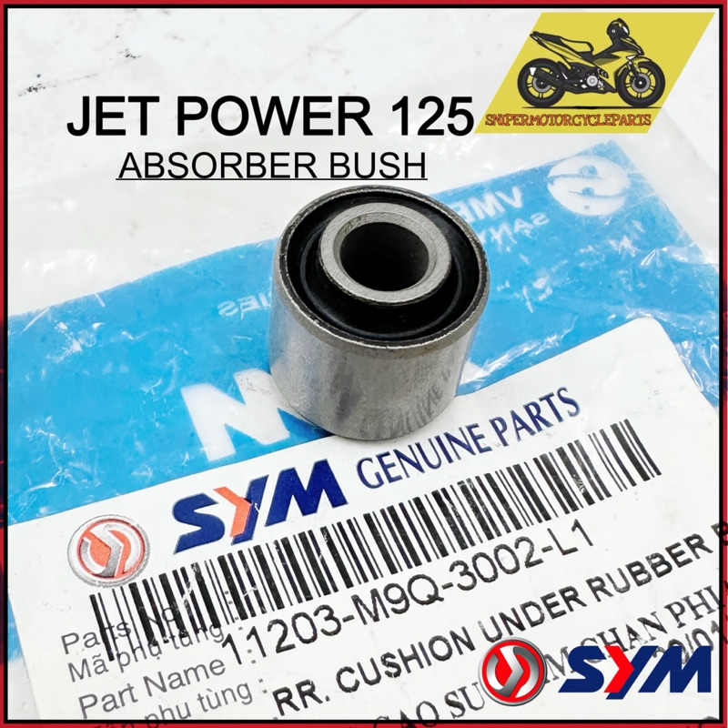 JET POWER 125 REAR ABSORBER ENGINE BUSH 11203-M9Q-3002-L1 SYM