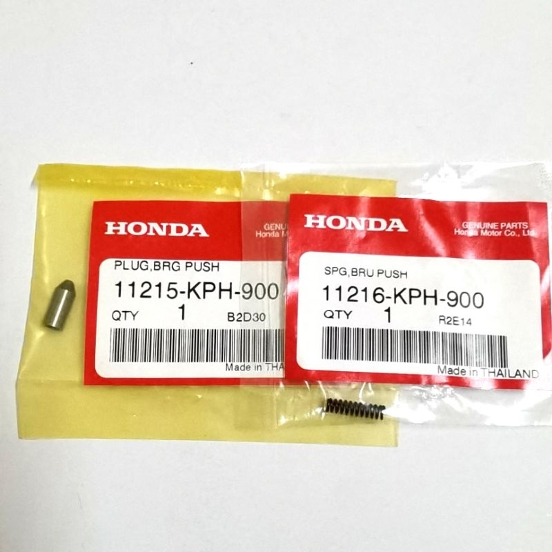 WAVE125 100 PLUG+SPRING BEARING PUSH SET 11215-KPH-900/11216-KPH-900 BEARING PUSH PLUG+SPRING SET