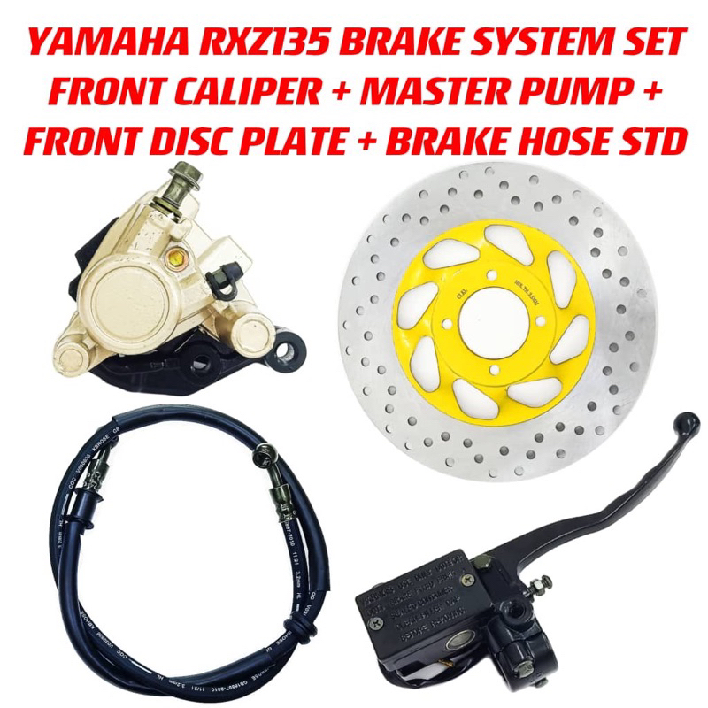 YAMAHA RXZ135 RXZ 135 ชุดปั๊มดิสก์เบรกหน้าชุด RXZ135 RXZ 135