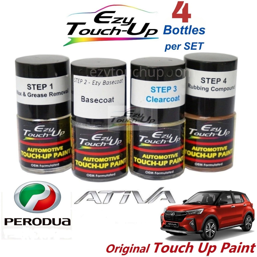 PERODUA ATIVA Touch Up Paint- EZY Touch Up Combo Set- สีสัมผัส