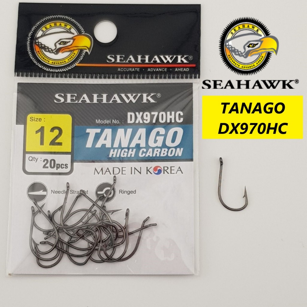 (ขนาด 10-20) Seahawk DX970HC Tanago High Carbon Fishing Hook