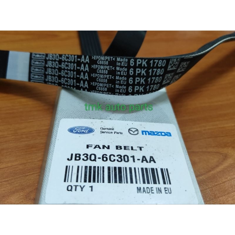FORD (6PK1780) FORD RANGER RAPTOR 2019Y FAN BELT (JB3Q-6C301-AA)