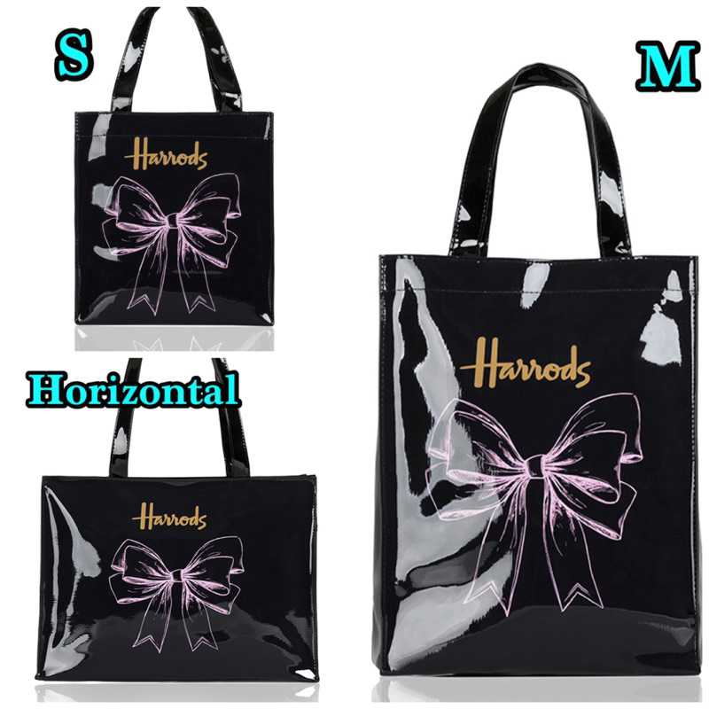 กระเป๋าโท้ตกันน้ํา Harrods PVC Zipper RB