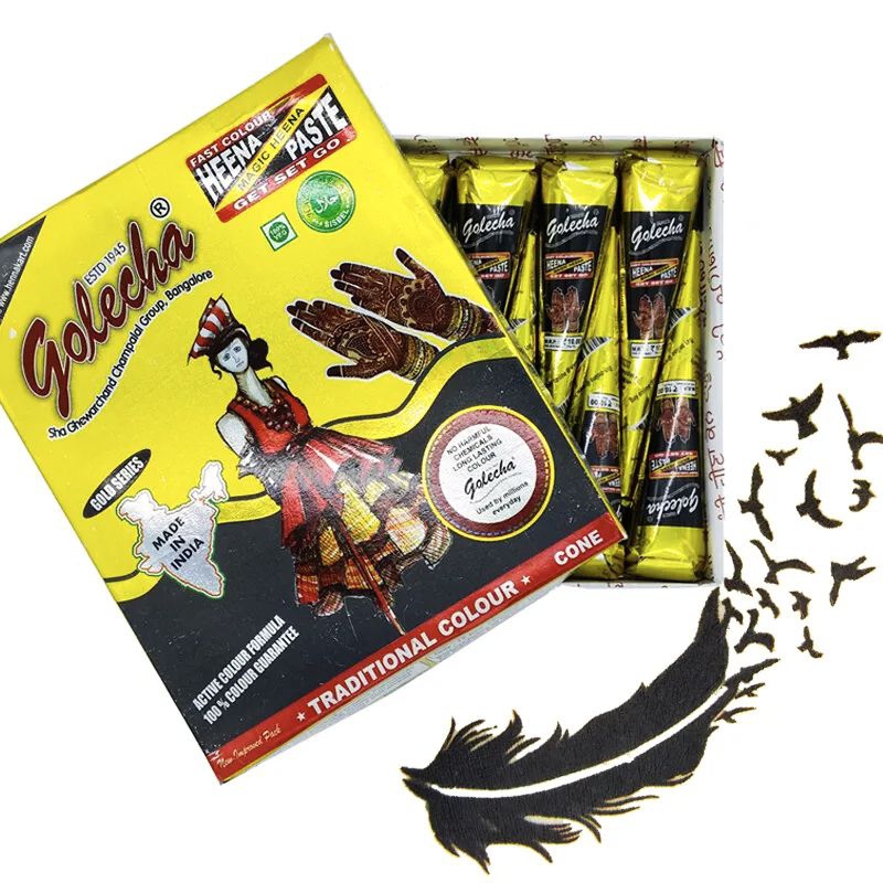 เพ้นท์เล็บ GOLECHA HENNA ENAI