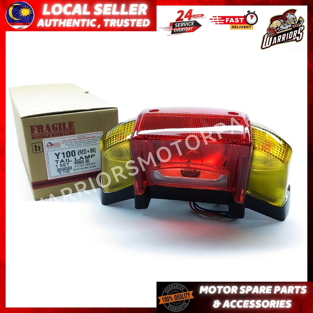 YAMAHA Y100/Y100 SPORT/SPORT 100 [VISS] TAIL LAMP ASSY STANDARD LAMPU BELAKANG SET Y100 SPORT (OEM P