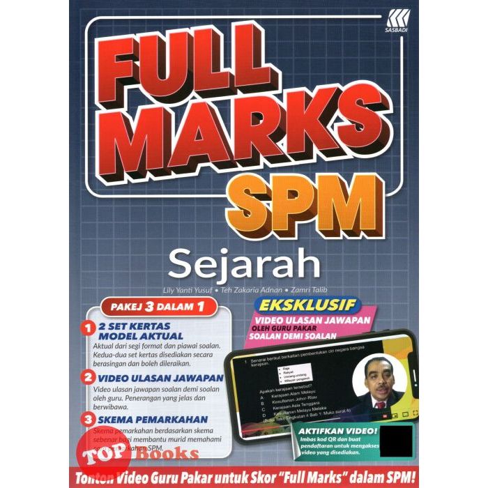 [TOPBOOKS Sasbadi] Full Marks SPM Sejarah (2024)