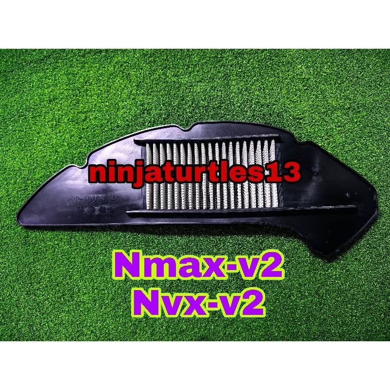 กรองอากาศซิ่ง nmax155v2 nvx155v2 nmaxv2 nvxv2 สแตนเลส boleh cuci aerox