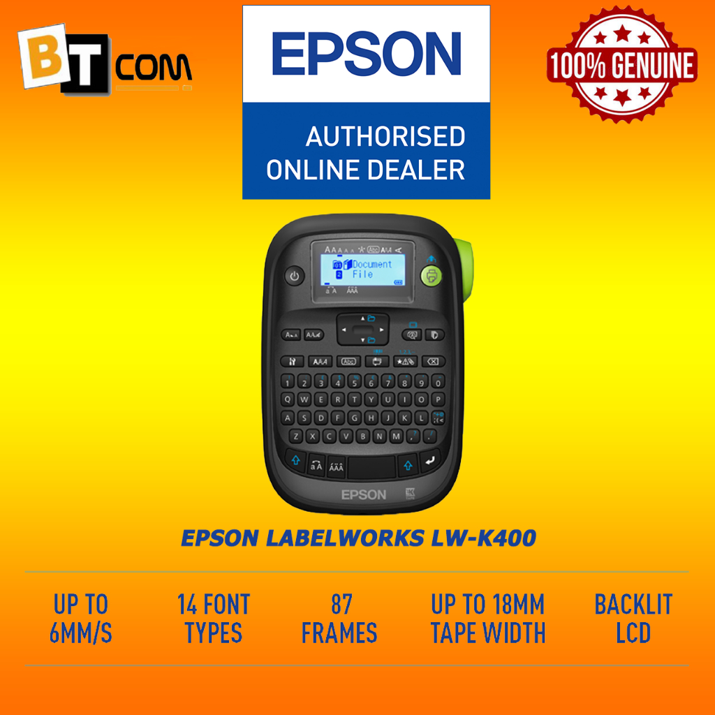 เครื่องพิมพ์ฉลาก Epson LabelWorks LW-K400