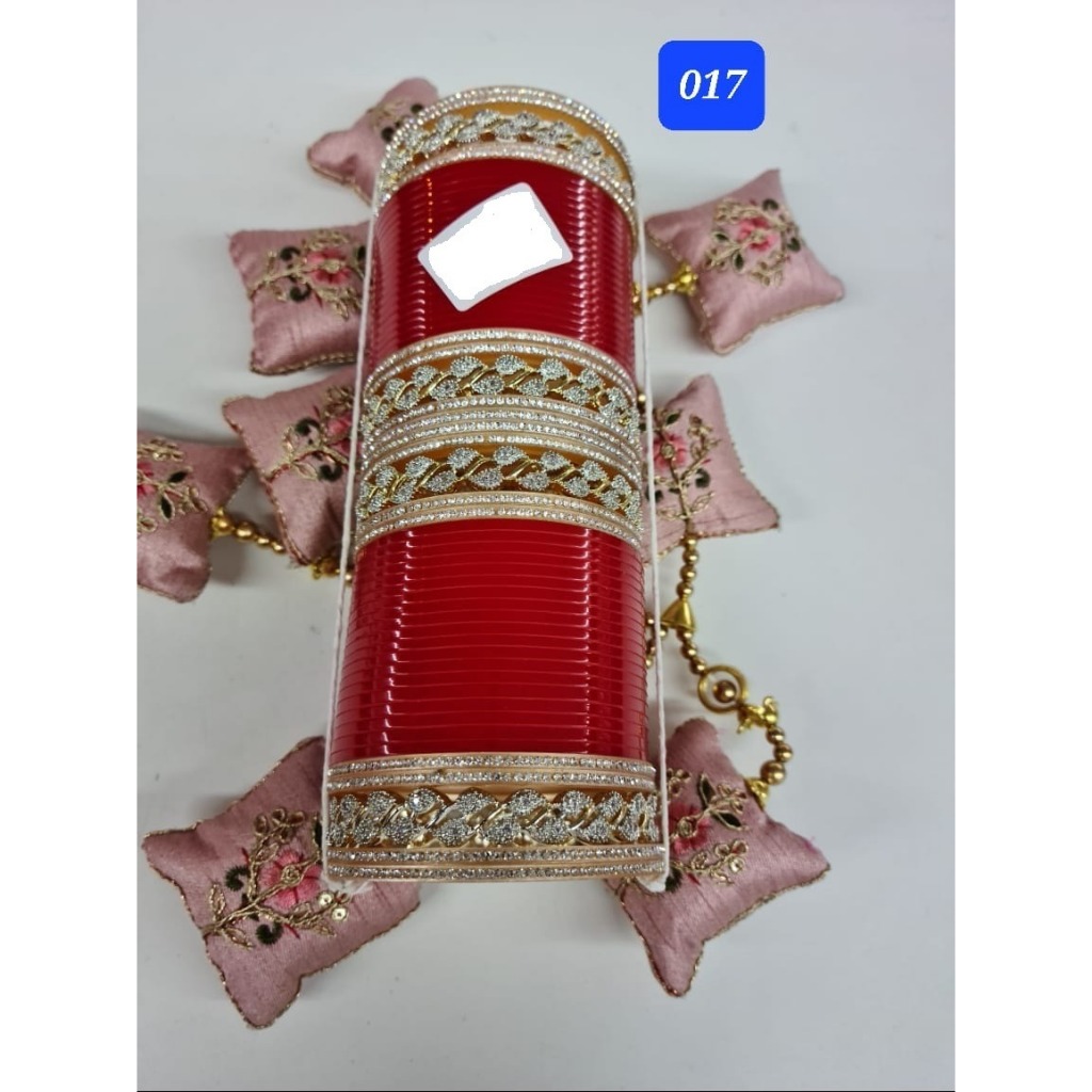 BANGLES BRIDAL PUNJABI CHURA IVORY BANGLES สําหรับ WEDDING