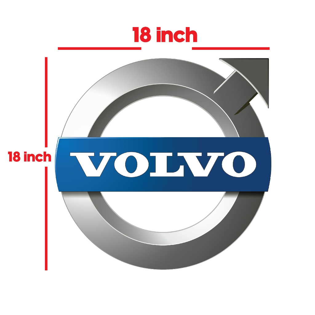 สติ๊กเกอร์โลโก้ Volvo สําหรับรถบรรทุก / สติ๊กเกอร์ lori Volvo