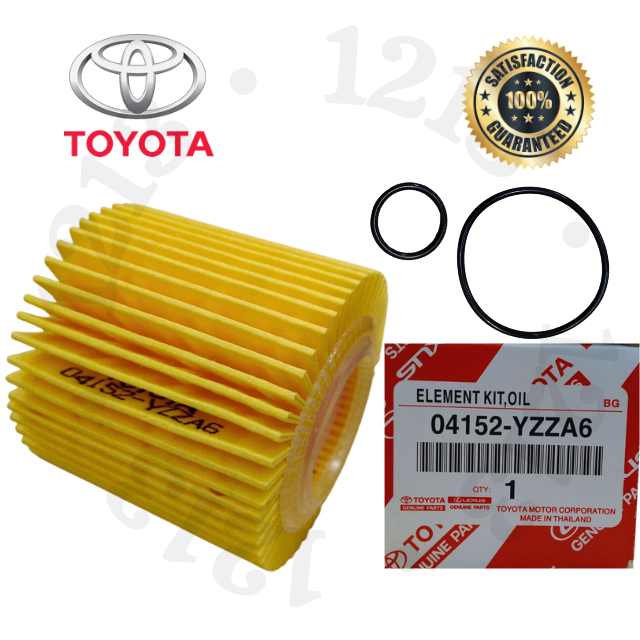 กรองน้ํามันเครื่องTOYOTA YZZA6 ALTIS WISH HARRIER PRIUS SIENTA LEXUS CT ENIGNE YZZA6 PAPER A6 04152-
