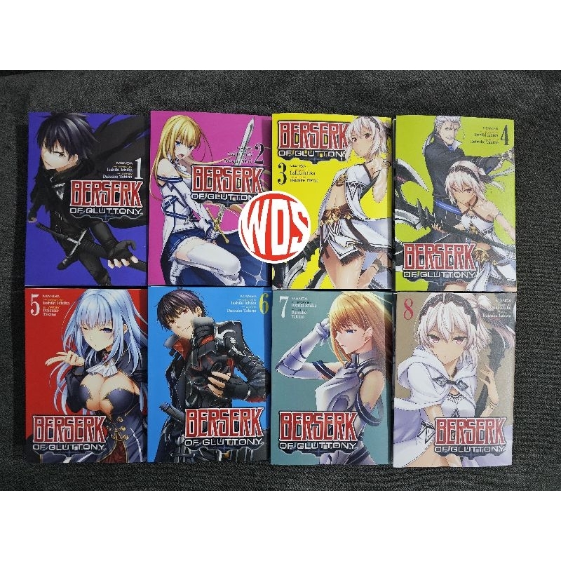 Manga : Berserk Of Gluttony volume 1-9 (English Version)