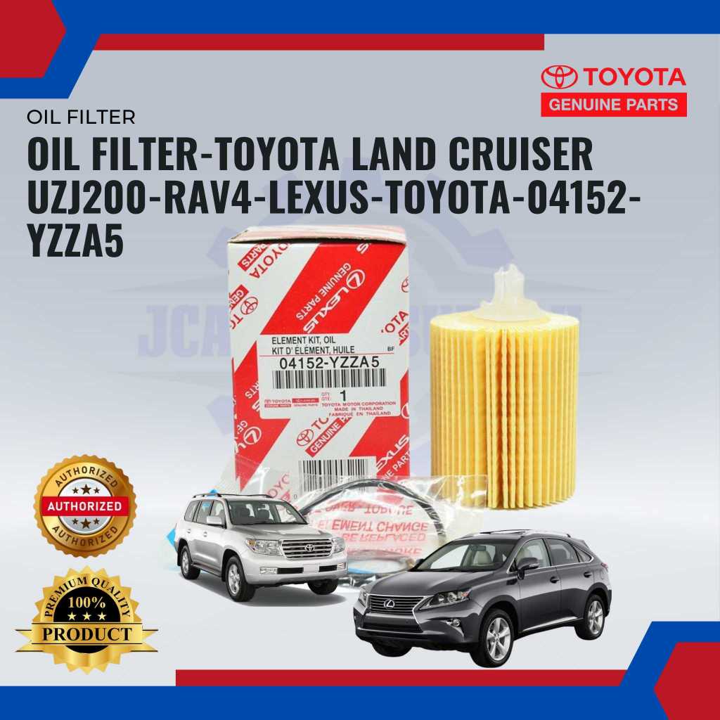 กรองน้ํามัน-Toyota Land Cruiser UZJ200-Rav4-Lexus-Toyota-04152-YZZA5