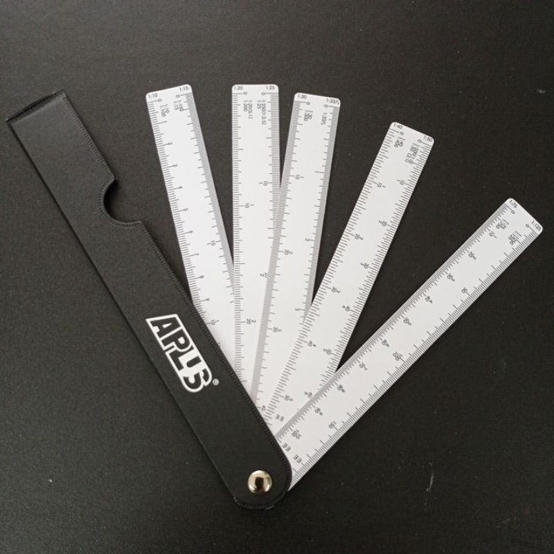 พัดลม SCALE RULER/PEMBARIS SKALA