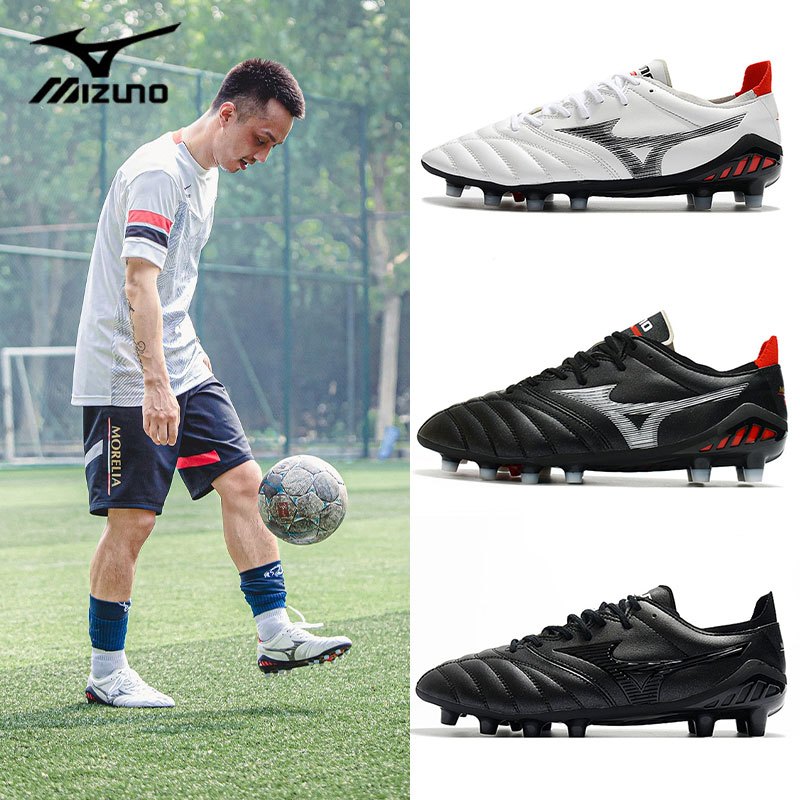 Mizuno Morelia Neo 3 FG รองเท้าฟุตบอล รองเท้าสตั๊ด Kasut Bola Sepak (ไซซ์ 39-44)