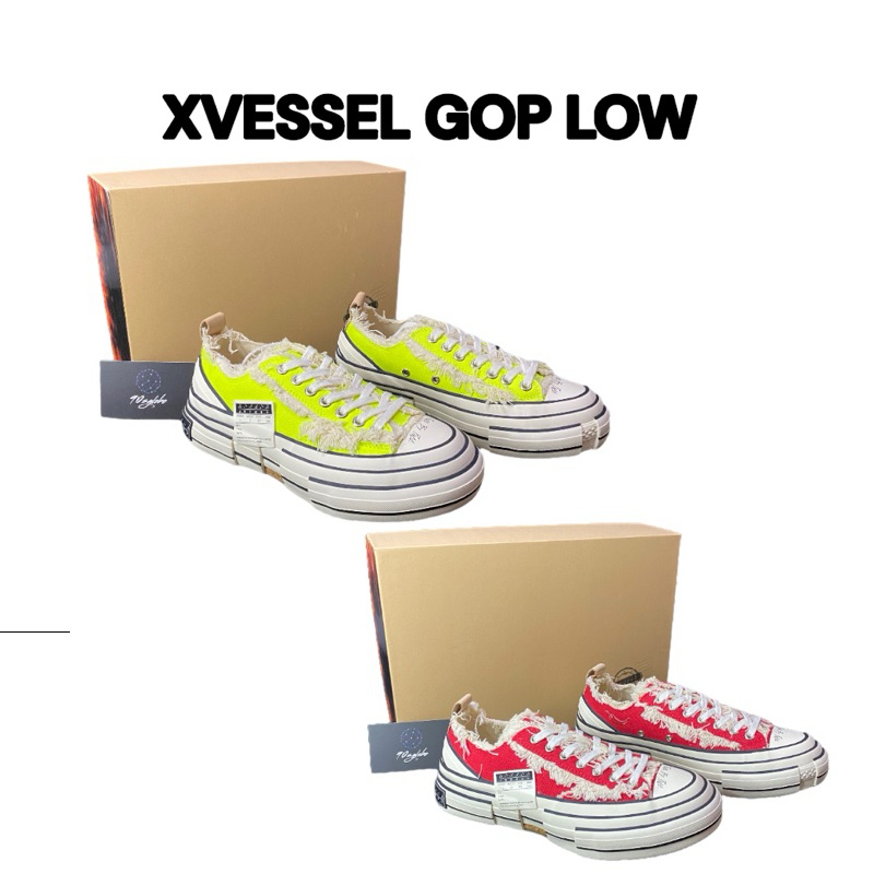 รองเท้าผ้าใบทรงเตี้ย Xvessel GOP